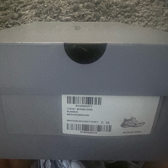 Balenciaga Runner Sneaker, Burgundy - Picture 9 of 11